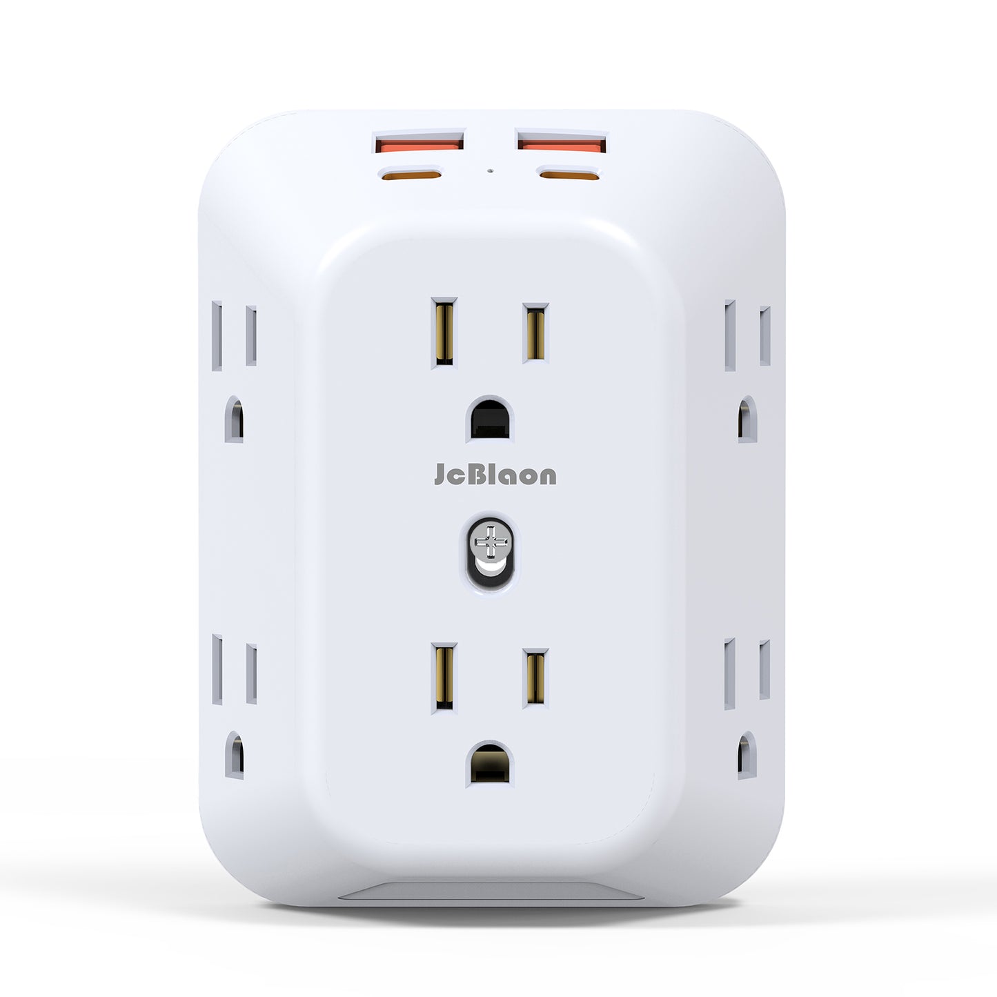 USB Wall Charger Surge Protector: 6 Outlets, 4 USB Ports